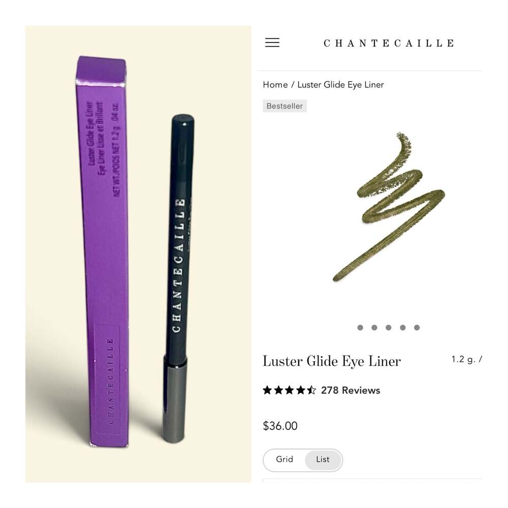 Chantecaille Luster Glide Silk-Infused Eye Liner in Olive Brocade